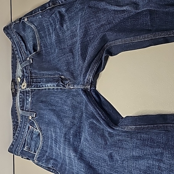 Guess Lincoln dark wash 34x29 slim straight jeans - Picture 5 of 8